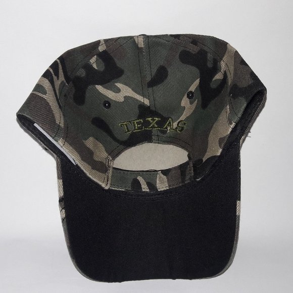 TEXAS State of Texas Camuflage Hunting Cap - Picture 3 of 3
